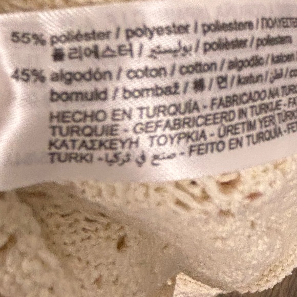 Zara Cream Open Knit Cropped Cardigan- S - Picture 13 of 14